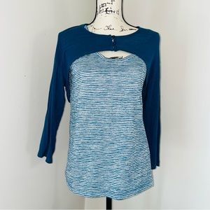 NWT Akemi + Kin layered shirt M